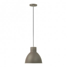 V2032 Lámpara tipo campañana estilo industrial en color gris, perfecta para combinarla con cualquier color y tipo de espacio
