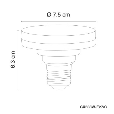 GX538W-E27/C