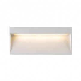 4230-LED/BL Luminaria LED para muro en tono blanco, elegante y sencilla