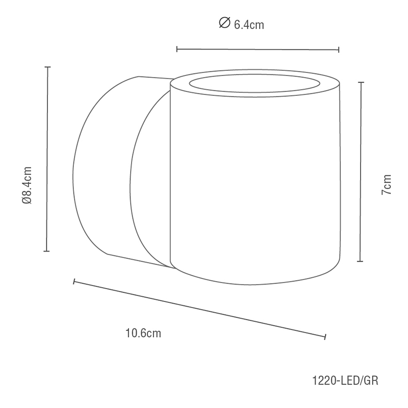 Diagrama 1220-LED/GR