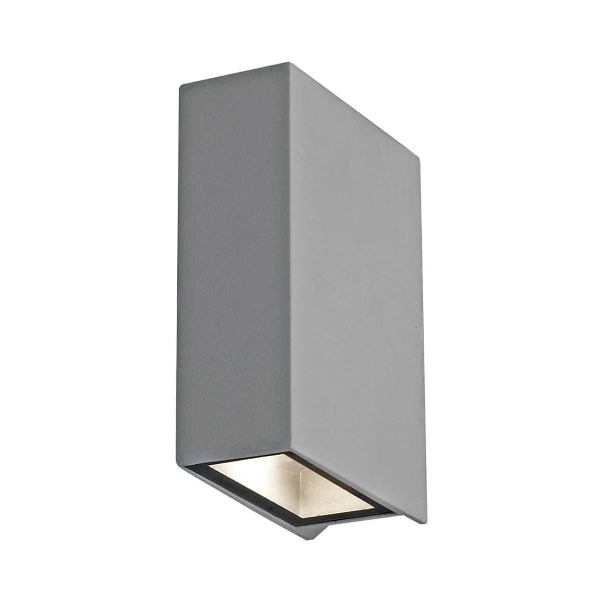 1720-LED/GR-Lámapra LED GRIS para muros de exteriores, ilumina hacia arriba y hacía abajo.