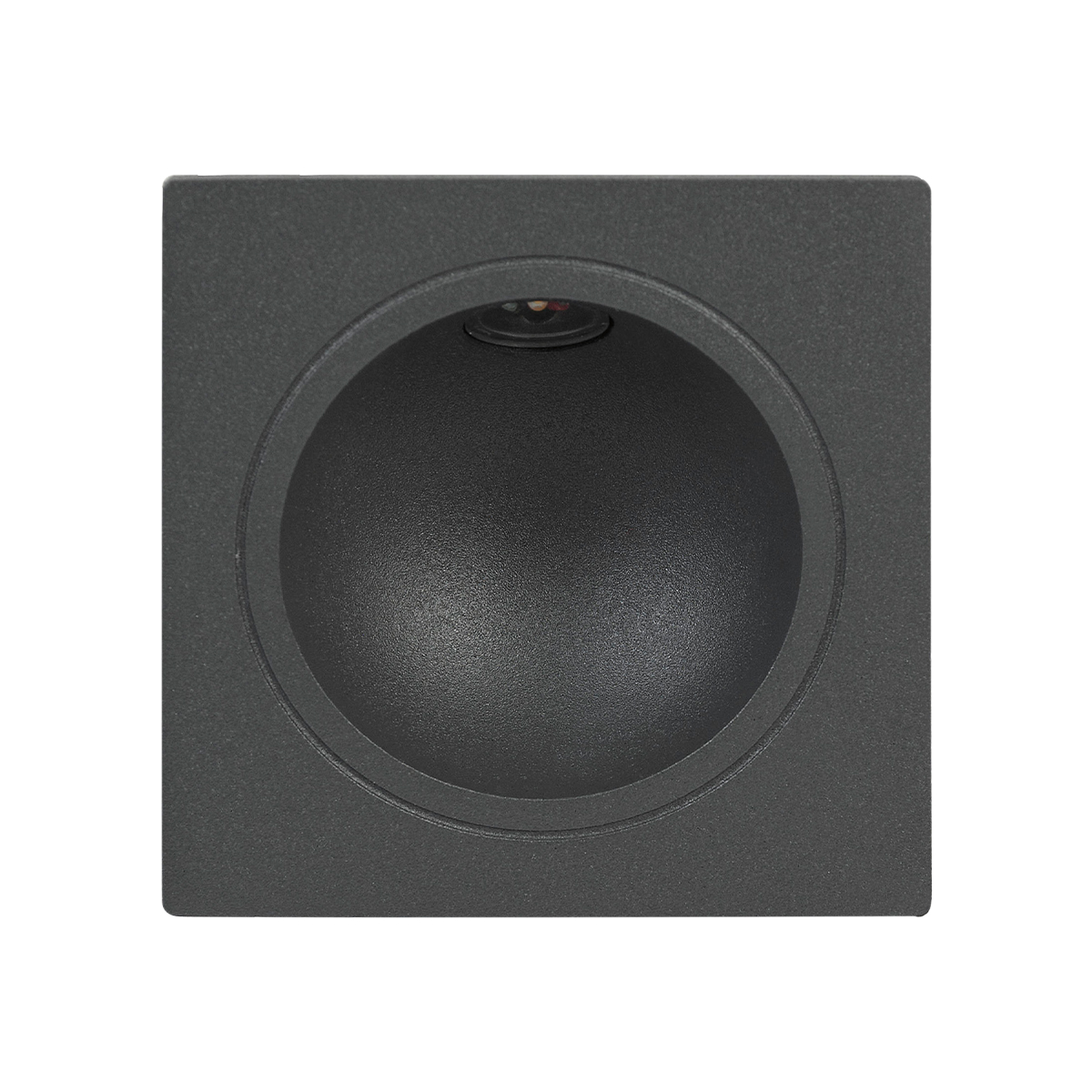 4232-LED/GF-Luminaria LED terminado grafito para colocar en escalones y pasillos.