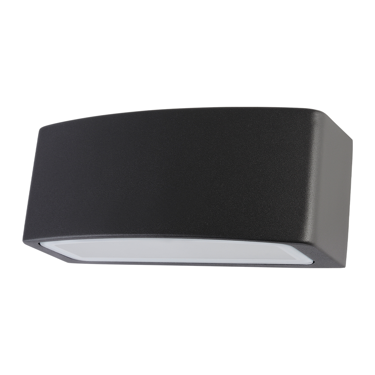 5481 - Luminaria negra para iluminar muros en exterior.