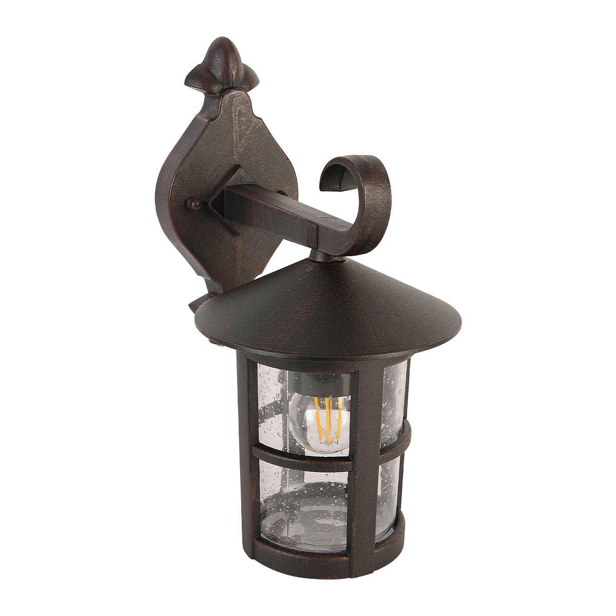 6512-Farol para colocar en muro terminado rustico.