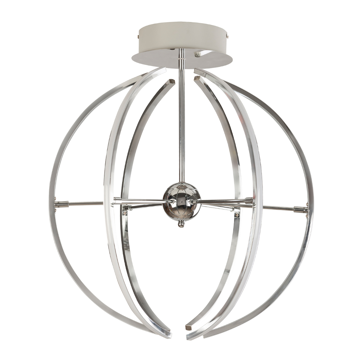 CL-6565-LED/CR-Lámpara elgante de LED para techo multiformas terminado cromado.