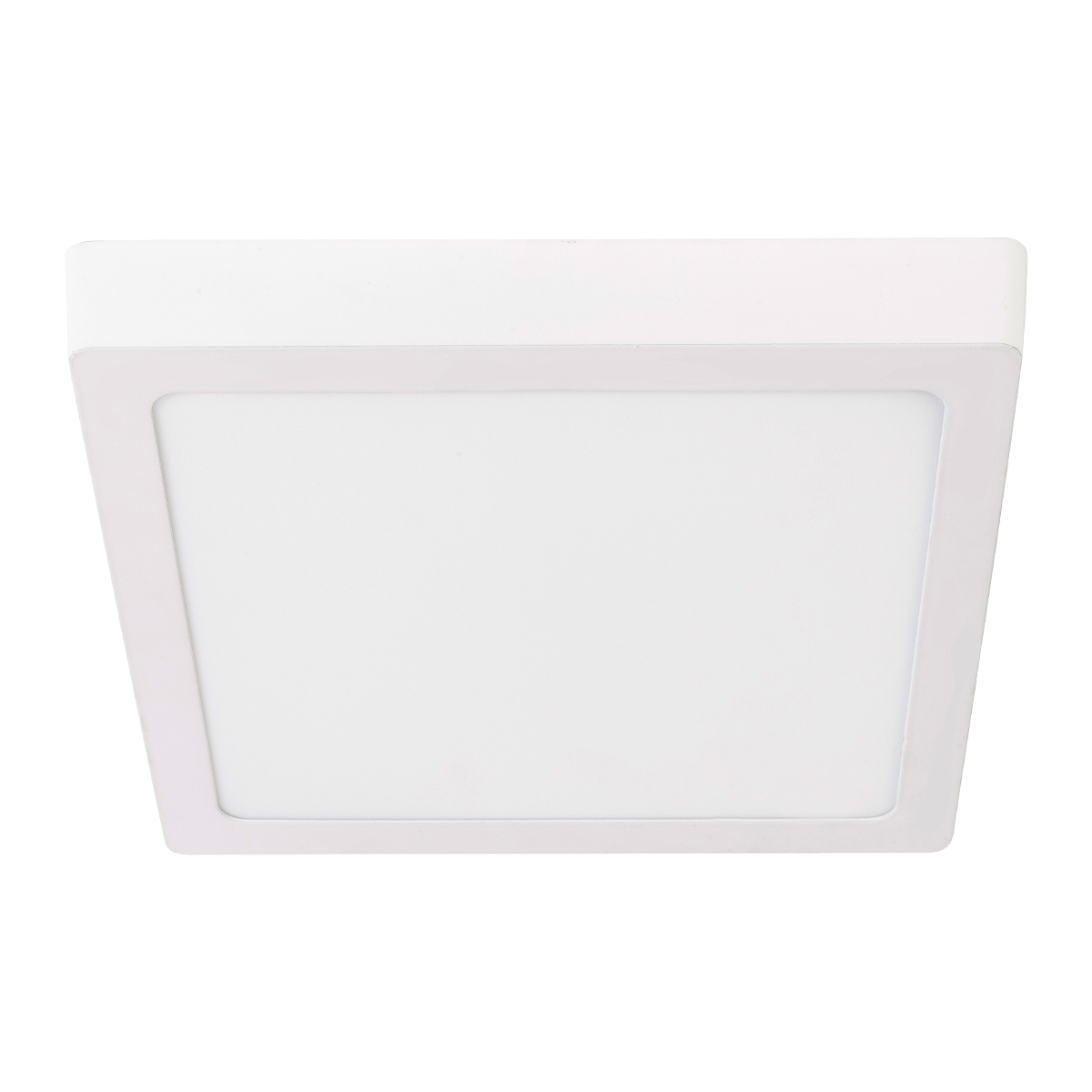 DLP042-18W/C-Luminaria cuadrada de sobreponer blanca de 18W y temperatura cálida.