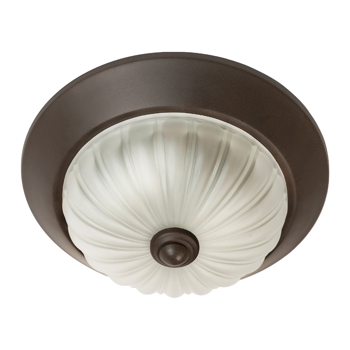 P145/CH-Plafón de techo estilo atemporal color chocolate.